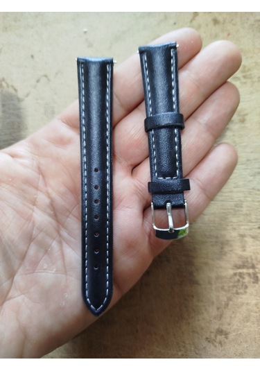 Gogoey Deri Kordon Saat Kayışı Siyah 16 Mm Dks16 Siyah