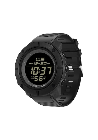 Erkek Dijital Saatler Dünya Saati Alarm Spor Kronometre Erkek Su Geçirmez 50m Kol Saati-tank Diğer