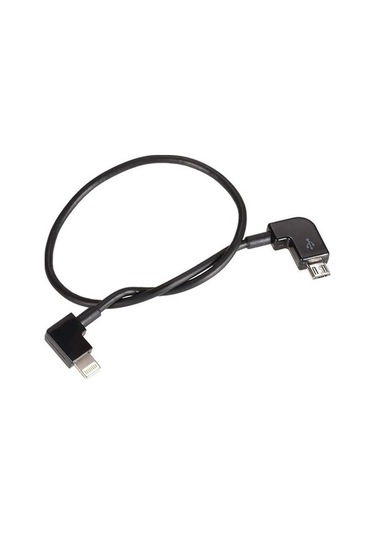 Flybuy Djı Mavic Pro Spark İçin Micro Usb'dan Lightning Dönüştürücü Esnek Kablo 27cm Dayanıklı