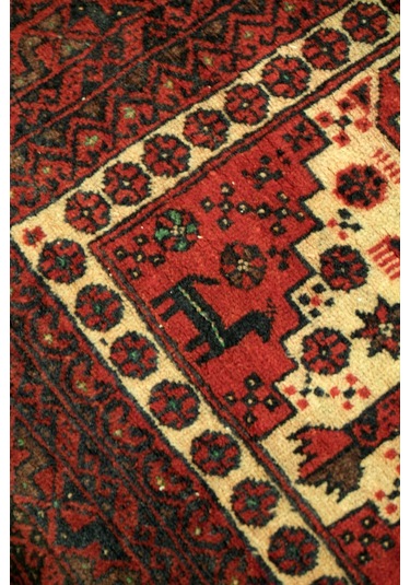 Belliç El Dokuma Yün Halı - Leh1004500161 Kırmızı