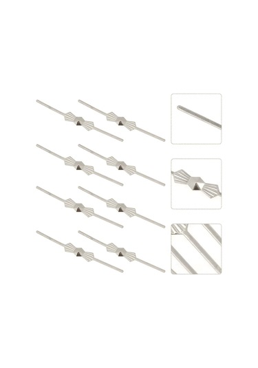 Avize Taşı Bağlantı Papyon Tel - 50 Adet Krom