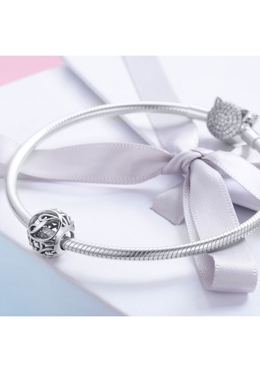 S925 Ayar Gümüş 26 İngilizce Harf Boncuk Dıy Bilezik Kolye Aksesuarları, Stil: J Çok Renkli