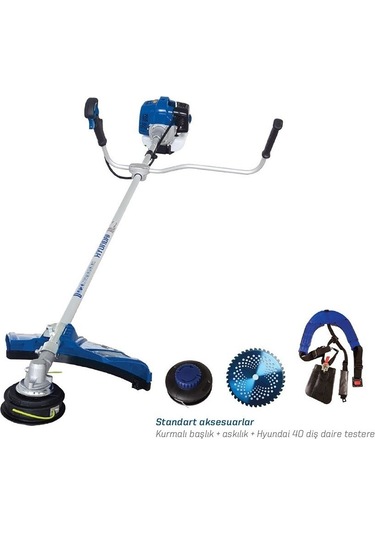 Hyundai HYX520 Motorlu Yan Tip Tırpan Set