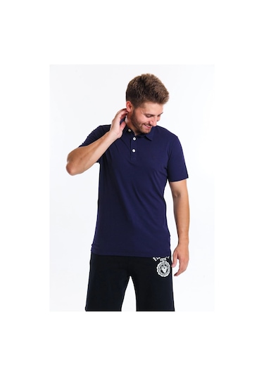 Men Poloshirt Erkek Lacivert Tshirt 22993-04 Siyah Men Poloshirt Erkek Lacivert Tshirt 22993-04 Siyah