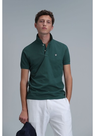 Lufian Erkek Laon Smart Polo Tişört 111040164 Yeşil