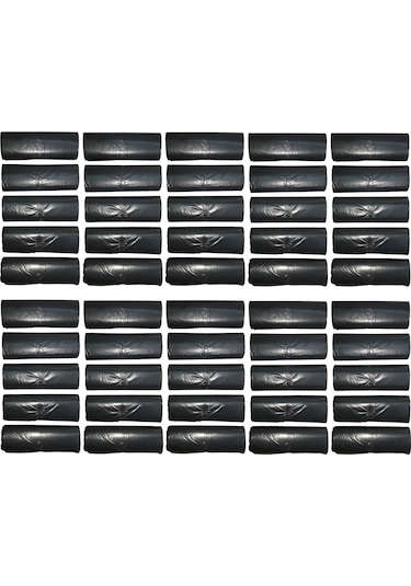 Orta Boy Çöp Poşeti 55x60 Cm 30 Lt 20'li Rulo 50 Paket