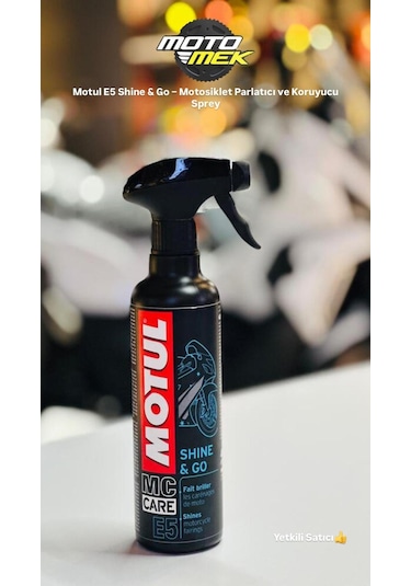 Motul E5 Shine & Go Silikon Bazlı Motosiklet Bakım Ve Parlatıcı Sprey