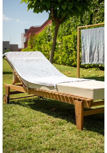 Menderes Home Cotton Collection Bukle Plaj Havlusu Saçaklı Mavi