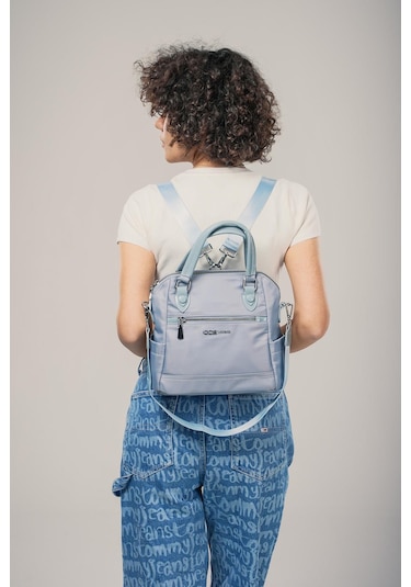 Ççs Kadın 17894 Omuz Ve Sırt Çantası MAvi