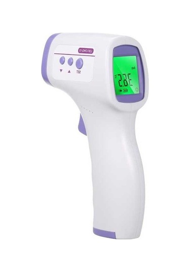 Dancemonkey Elektronik Kızılötesi Temassız Termometre Alın Ev Termometresi Yüksek Hassasiyetli İnsan Termometresi Dijital Lcd Ekranlı