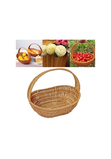 Homyl Dokuma Organizatör Sepet Seyahat Plaj Ev Için S