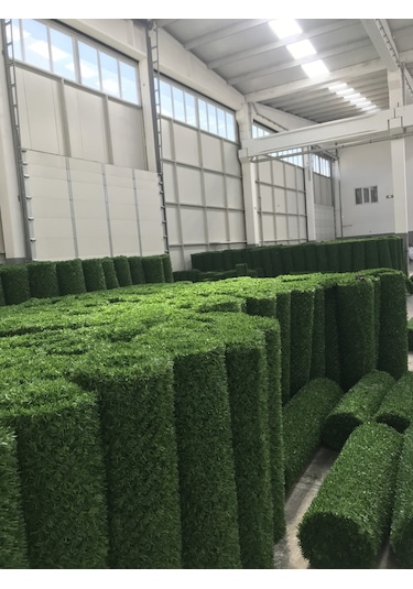 Çim Çit 150 Cm Çimçit Dekoratif Çit, Bahçe Çiti