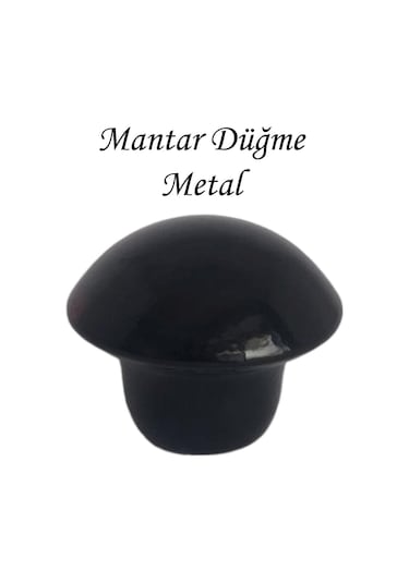 Siyah Mantar Düğme Kulp Mobilya Çekmece Dolap Kapak Kulbu Metal Kulp Aksesuarları Vidalı