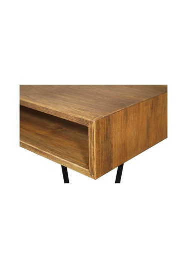 Albit Masif Ahşap Yan Sehpa