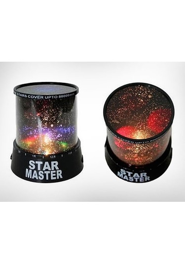 Projeksiyon Gece Lambası - Tavana Işık Yansıtan Led Işık Renkli