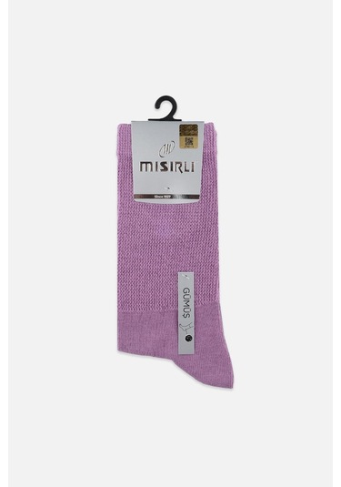 Mısırlı Kadın Gümüş Mor Soket Çorap M 78000 Mr Mor