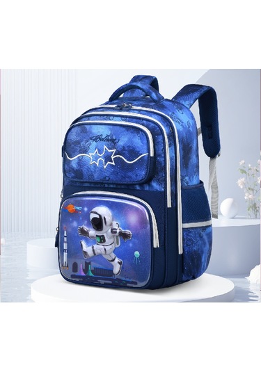 Happychildhood İlköğretim Okulu Okul Çantası Kadın Kuromi Üç Dört Çocuk Kız Kız Hafif Omurga Küçük Boy Mavi Taş