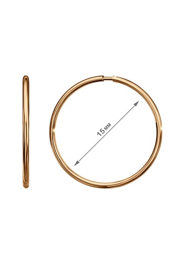 Veronika 925 Ayar Gümüş Klasik Balık Pabuç Küpeler 19467449 Altın