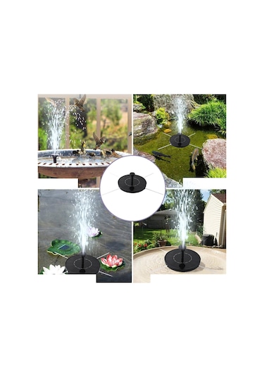 Lebihmurah 3368 Güneş Enerjili Su Pompası, Kuş Banyosu Göleti İçin Güneş Çeşmesi Pet Laminasyon Teknolojisi