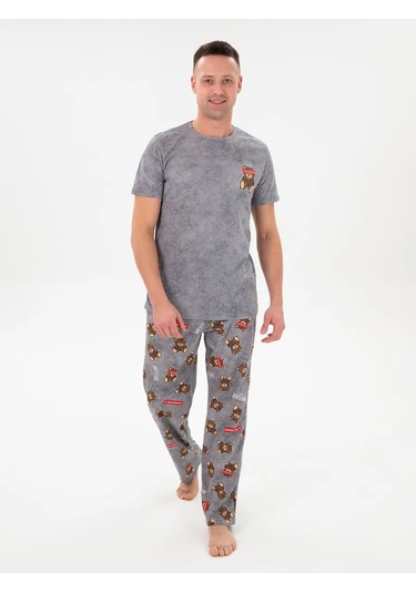 Instınıty Evde Giyilen Pantolon Takımı 316704875 Gri