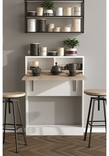 Decormet Bracked Çok Fonksiyonlu Masa Patara Çok Renkli