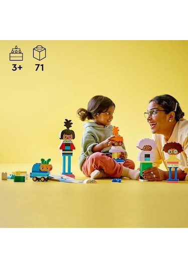 LEGO® DUPLO® Kasabası İnşa Edilebilen Duygulu İnsanlar 10423 3+ Eğitici Oyuncak Yapım Seti - 71 Parça