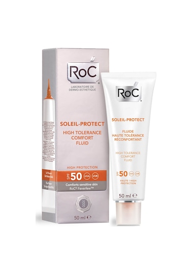 Roc Soleil-Protect Hassas Ciltler için High Tolerance Comfort Fluid Spf 50 50 ML