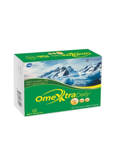 Omextra Daily 30 Yumuşak Kapsül