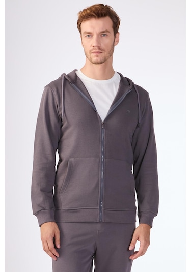 Dufy Antrasit Erkek Sweatshırt - Regular Fit Antrasit