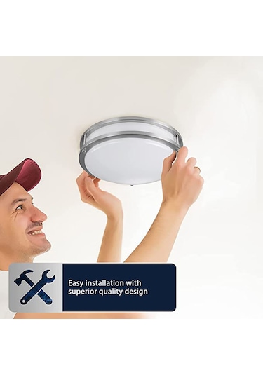 Led Plafonyer Modern Plafonyer Gömme Tavan Lambası Geniş Işın Açısı Çok Renkli