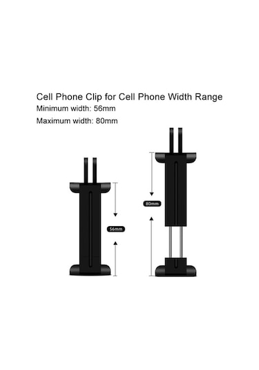 Tongxida Amagisn 120cm Kompakt Selfie Çubuğu, Spor Kamera Aksesuarı, Çubuk + 3 Çene + Vida + Telefon Klipsi