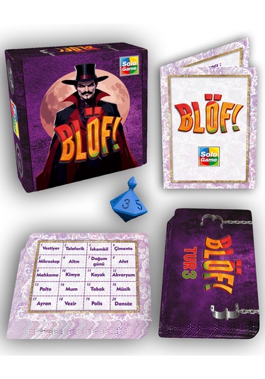 Blöf Kutu Oyunu, Strateji Kartları, Kelime Bulmaca Ve Blöf Yapma