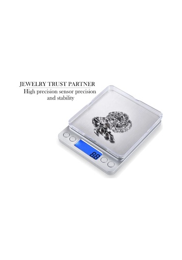 Dijital Hassas Mutfak Terazisi Hassas Tartı 2000 Gr./0.1 Gr. Hassasiyet Çok Renkli