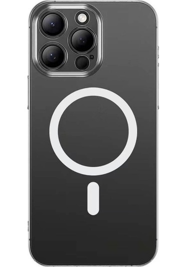 iPhone Uyumlu 15 Pro Kılıf Magsafe Şarj Özellikli Toz Önleyici Redclick Helo Kapak