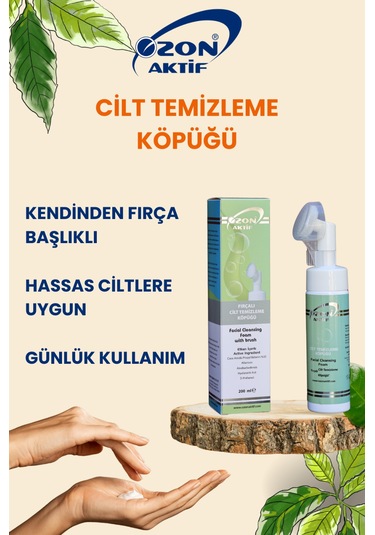 Ozon Aktif Cilt Temizleme Köpüğü