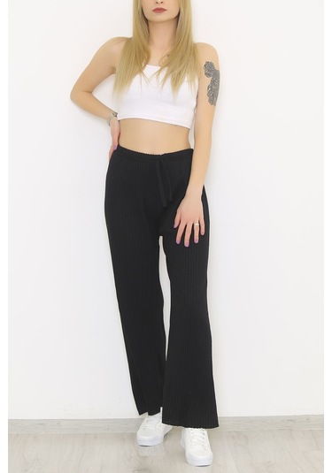 Mokashopin - Fitilli Alt Siyah - 8337.1567. 001