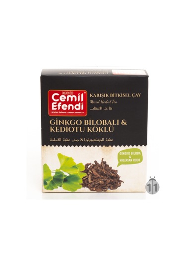 Cemil Efendi Ginkgo Biloba Kedi Otu Köklü Bitki Çayı 60'lı 90 G