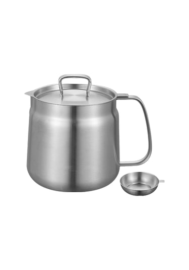 Suntek Yağ Filtresi Pot Tencere Gres Kabı Depolama Pişirme 2 L