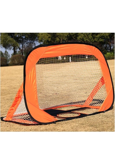 Homyl Çocuklar Taşınabilir Futbol Gol Mini Kapısı Açık Turuncu
