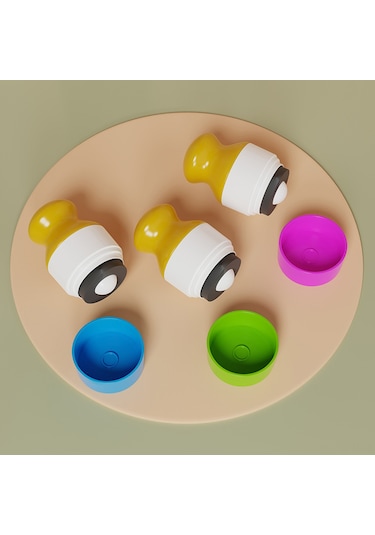 Qingmipy Yeşil Krokodil Desenli 100ml Taşınabilir Roll On Uygulayıcı - Güneş Kremi Ve Losyon İçin Doldurulabilir Pet/pp Materyal Sadece Flakon