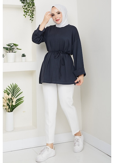 Günsel İpli Oysho Tunik 1646 - Antrasit Antrasit