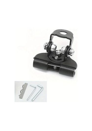 Xuweiwei Siyah Adjustable Lamp Bracket Araç Farı İçin Ağır Hizmet Metal Yapı Led Park Güvenli Kelepçe