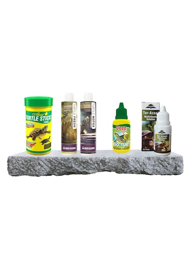 Purecanpati Kaplumbağa Tam Bakım Seti Ahm Turtle Sticks 250 Ml + Turtle Notox + Turtle Fresh + Tor-axsol Vitamin + Deepfix Kabuk Koruyucu