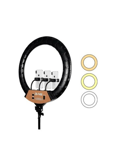 Nettech Zb-F488 Aliminyum Youtube-Tiktok-Makyaj 20 Inç Ring Light