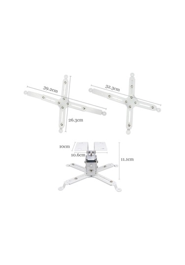 Exeo Teleskopik Projeksiyon Tavan Montaj Askı Aparatı