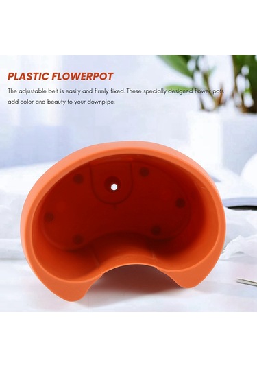 Adet/grup Benzersiz Oluk İniş Borusu Bahçe Saksısı Drenaj Borusu Çiçek Saksıları Küvetler Drenaj Borusu Bahçe Saksıları