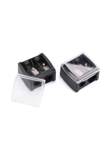 Kaş Dudak Kalemi Eyeliner Kalemi İçin Çift Delikli Ruj Kalemtıraş