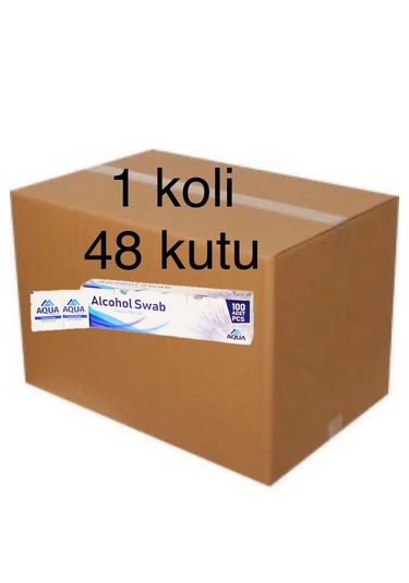 Aqua Alcohol Swap Cilt Temizleme Mendili 48 x 100'lü