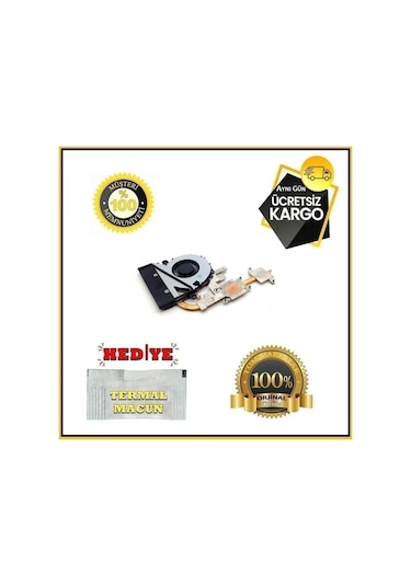 Sony Vaio Svf15 Svf154 Cpu Heatsink Soğutucu Fan Bakır Ekran Kart