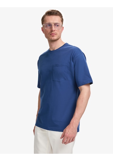 Pierre Cardin Erkek Açık Lacivert Tişört Basic 50325300-vr059